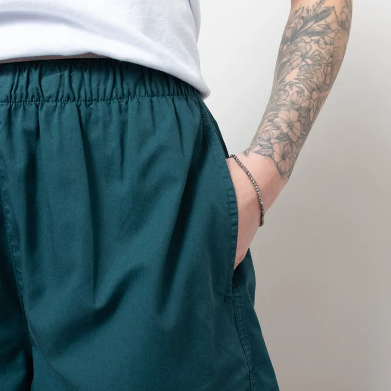 Colorful Standard Womens Organic Twill Shorts Ocean Green-5