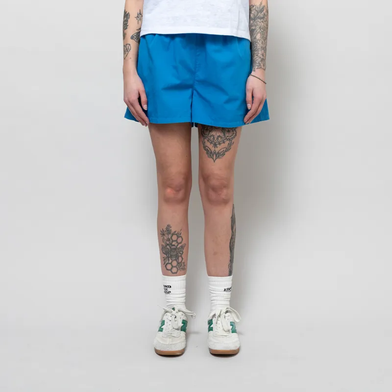 Colorful Standard Womens Organic Twill Shorts Pacific Blue