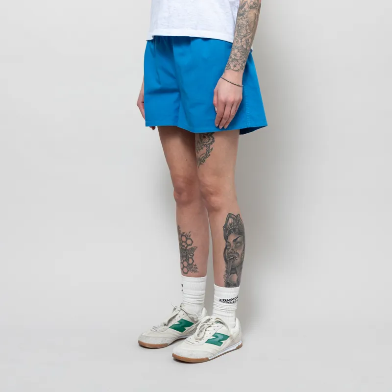 Colorful Standard Womens Organic Twill Shorts Pacific Blue-1