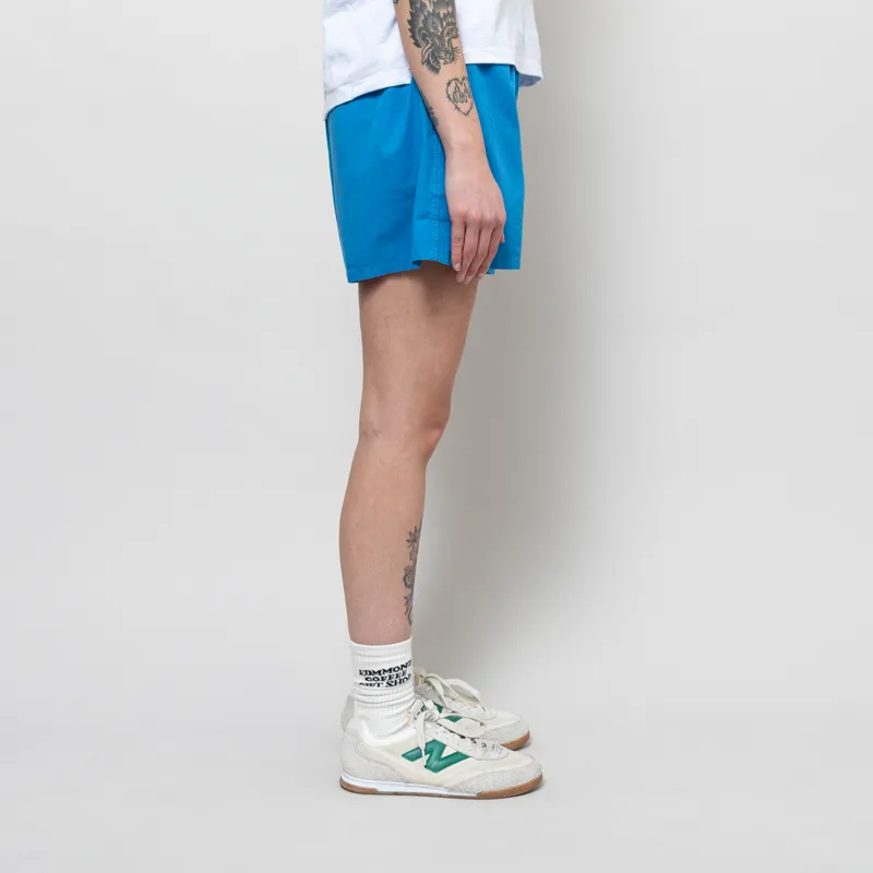 Colorful Standard Womens Organic Twill Shorts Pacific Blue-4