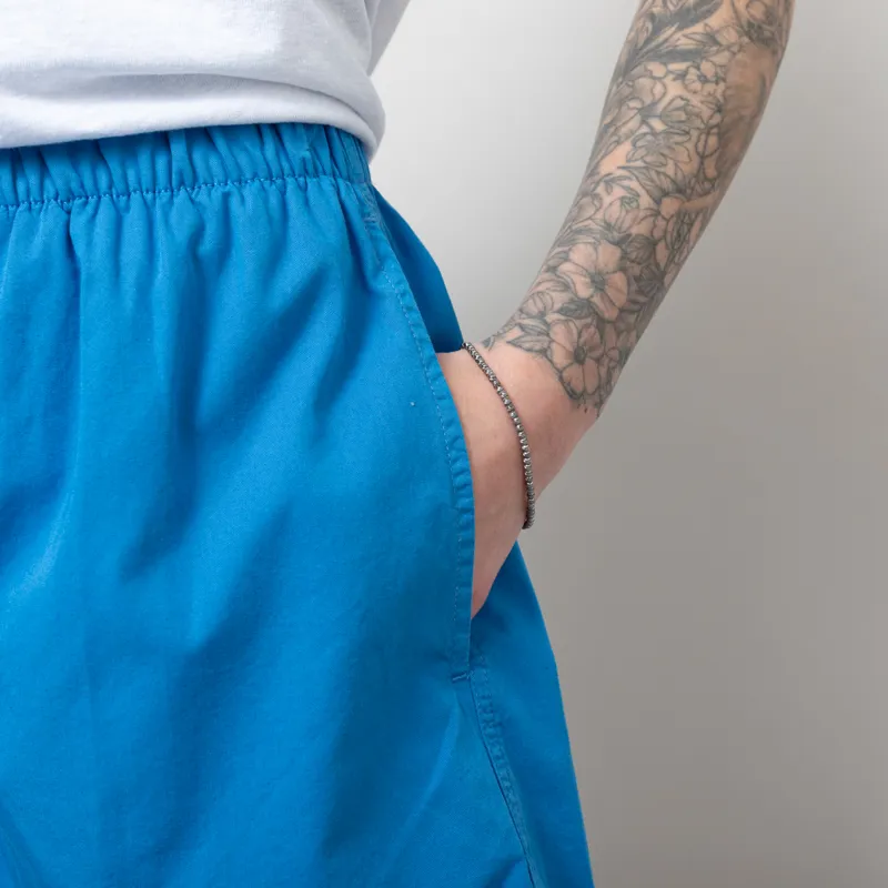 Colorful Standard Womens Organic Twill Shorts Pacific Blue-5