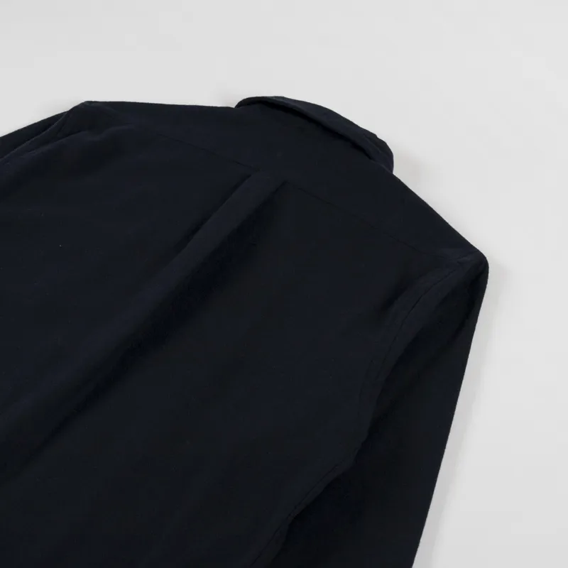 Colorful Standard Organic Flannel Shirt Deep Black-3