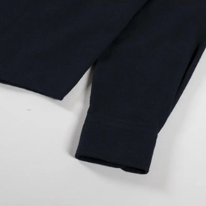 Colorful Standard Organic Flannel Shirt Deep Black-7