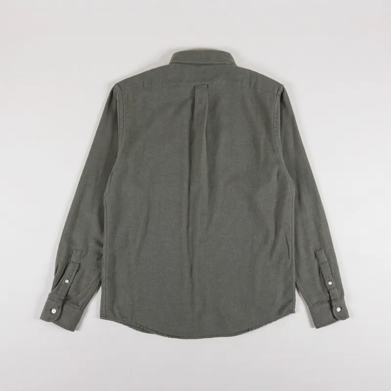 Colorful Standard Organic Flannel Shirt Dusty Olive-1
