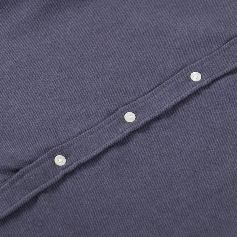 Colorful Standard Organic Flannel Shirt Lava Grey-6