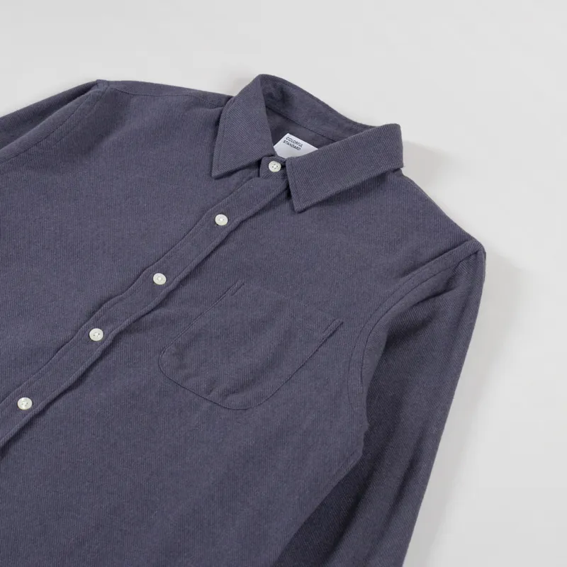 Colorful Standard Organic Flannel Shirt Lava Grey-2