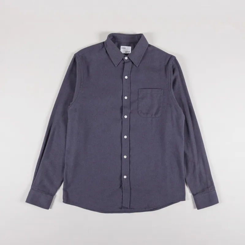 Colorful Standard Organic Flannel Shirt Lava Grey