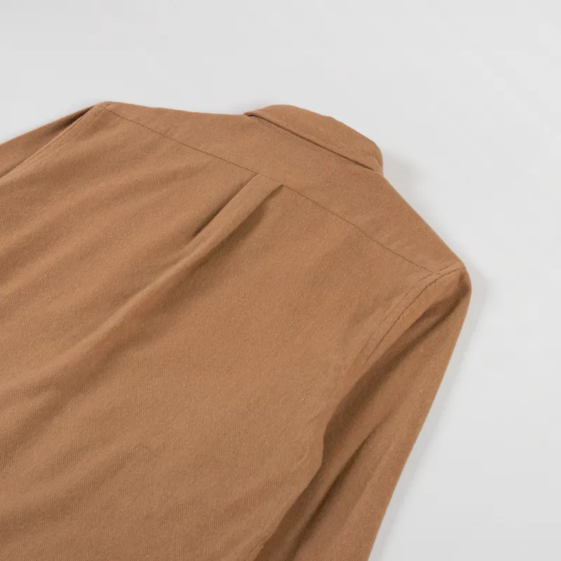 Colorful Standard Organic Flannel Shirt Shara Camel-3