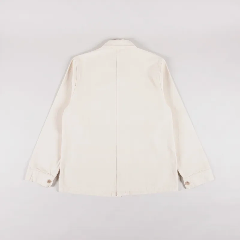 Colorful Standard Organic Workwear Jacket Ivory White-1