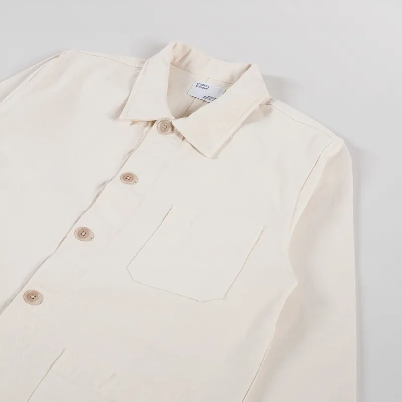 Colorful Standard Organic Workwear Jacket Ivory White-2