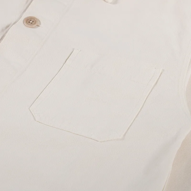 Colorful Standard Organic Workwear Jacket Ivory White-6