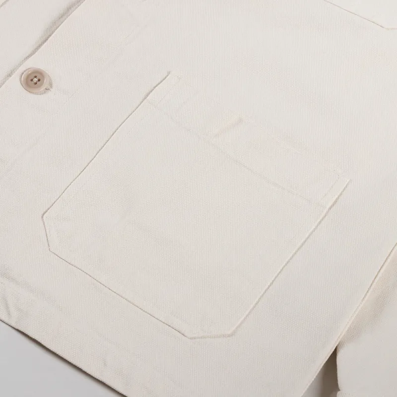 Colorful Standard Organic Workwear Jacket Ivory White-7