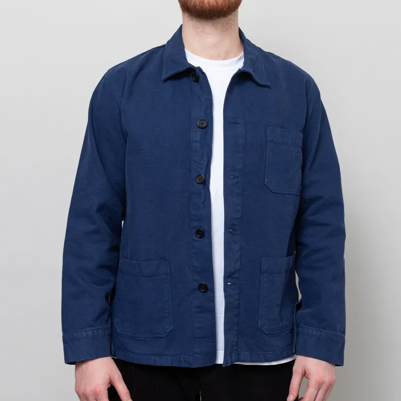 Colorful Standard Organic Workwear Jacket Marine Blue