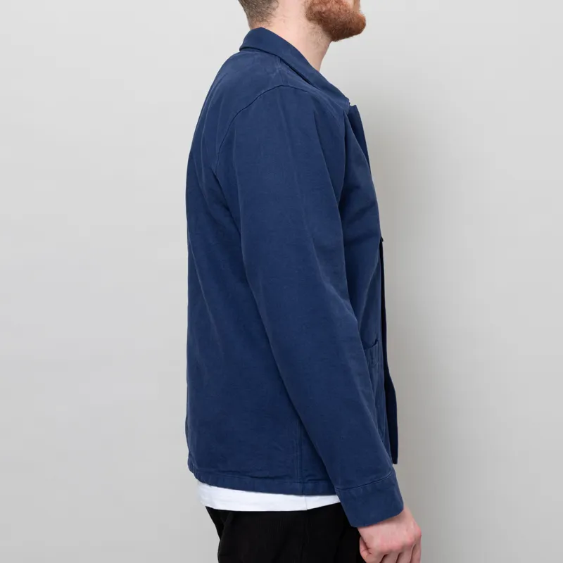 Colorful Standard Organic Workwear Jacket Marine Blue-5