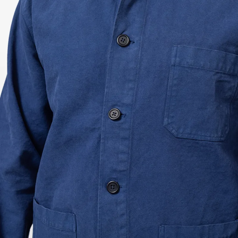 Colorful Standard Organic Workwear Jacket Marine Blue-7