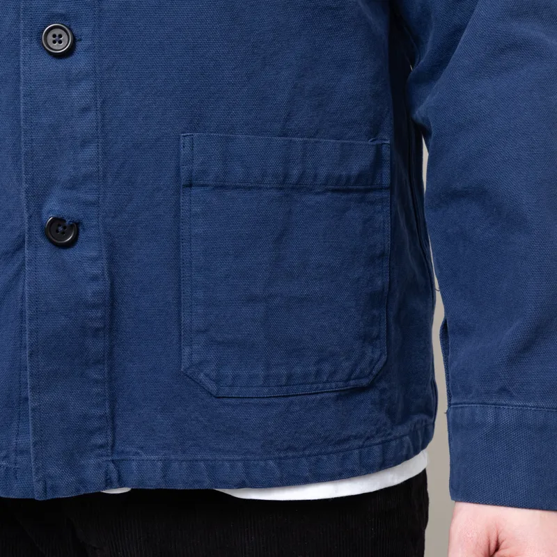 Colorful Standard Organic Workwear Jacket Marine Blue-10