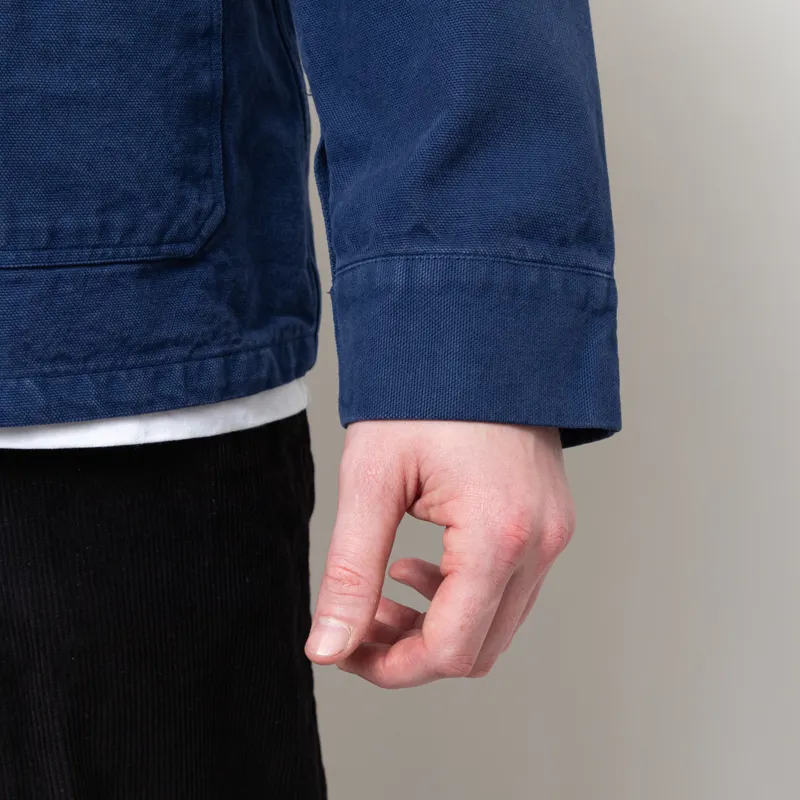 Colorful Standard Organic Workwear Jacket Marine Blue-11