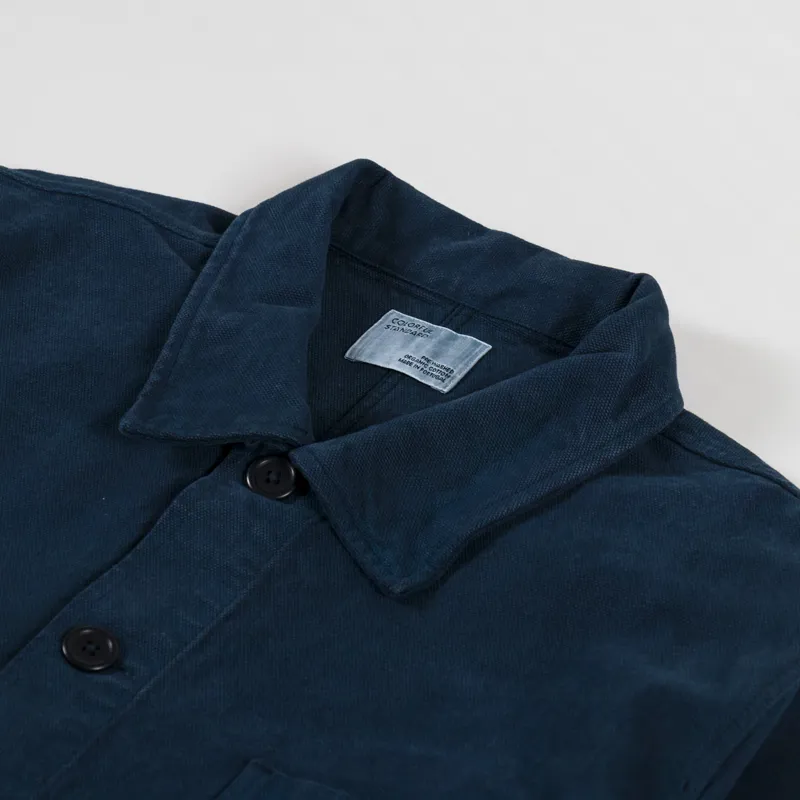 Colorful Standard Organic Workwear Jacket Navy Blue-4
