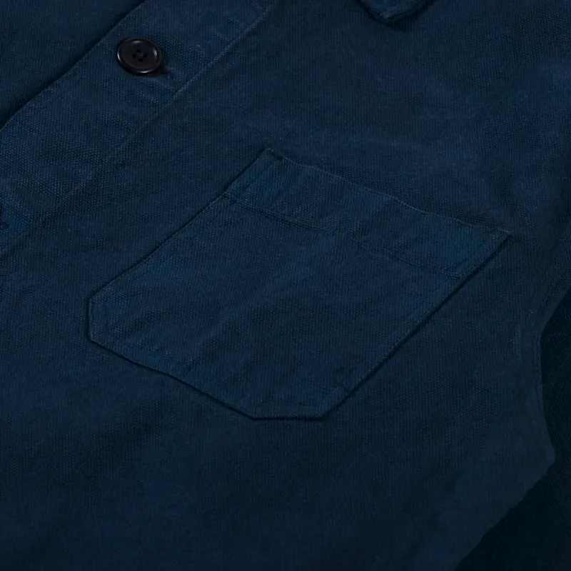 Colorful Standard Organic Workwear Jacket Navy Blue-5