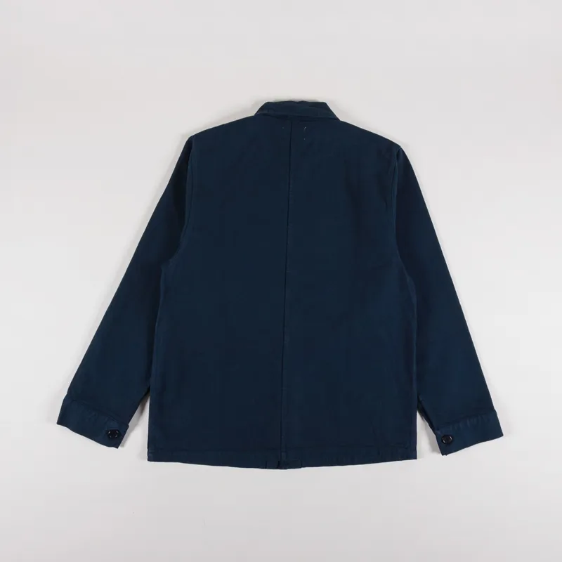 Colorful Standard Organic Workwear Jacket Navy Blue-1