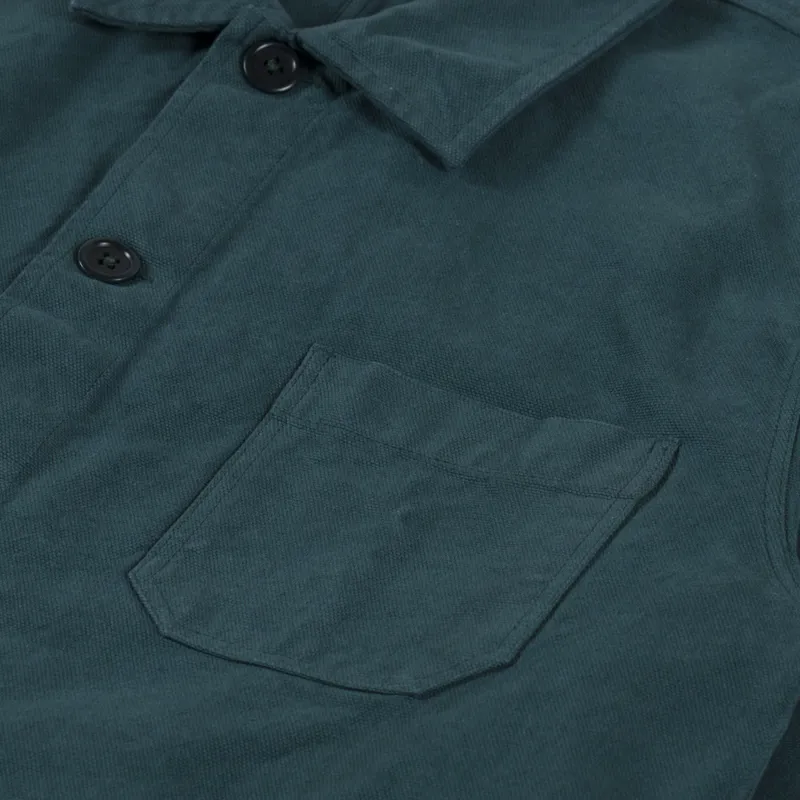 Colorful Standard Organic Workwear Jacket Ocean Green-5