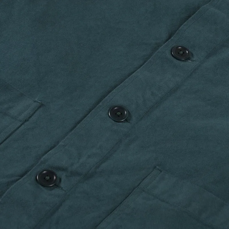 Colorful Standard Organic Workwear Jacket Ocean Green-6