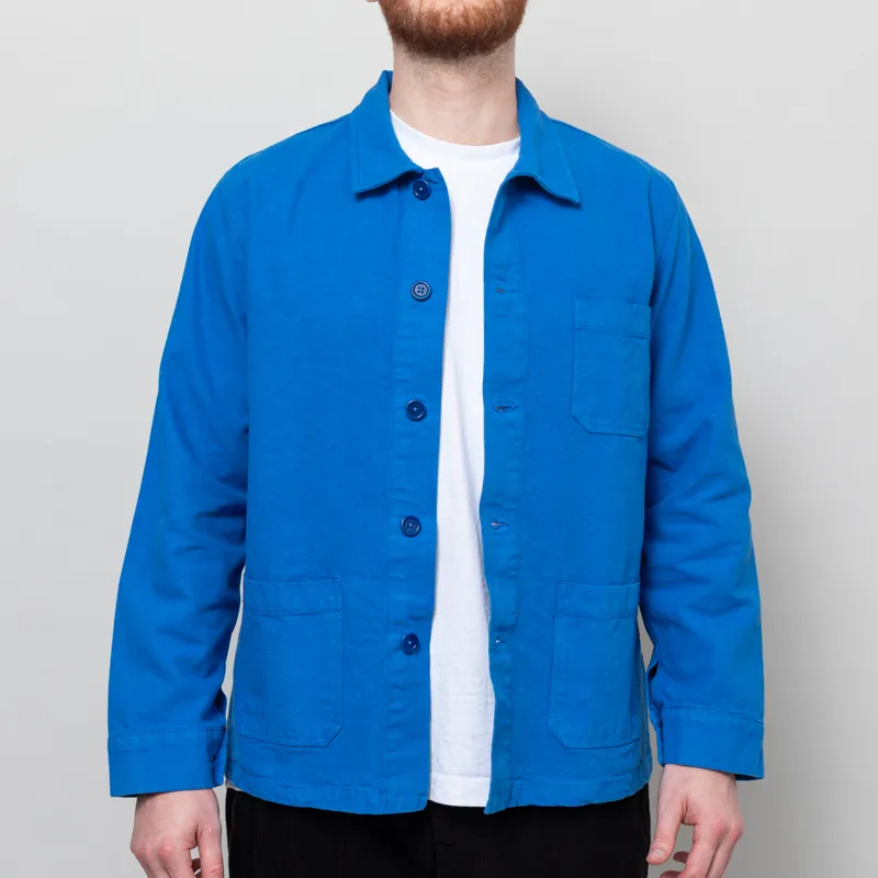Colorful Standard Organic Workwear Jacket Pacific Blue-1