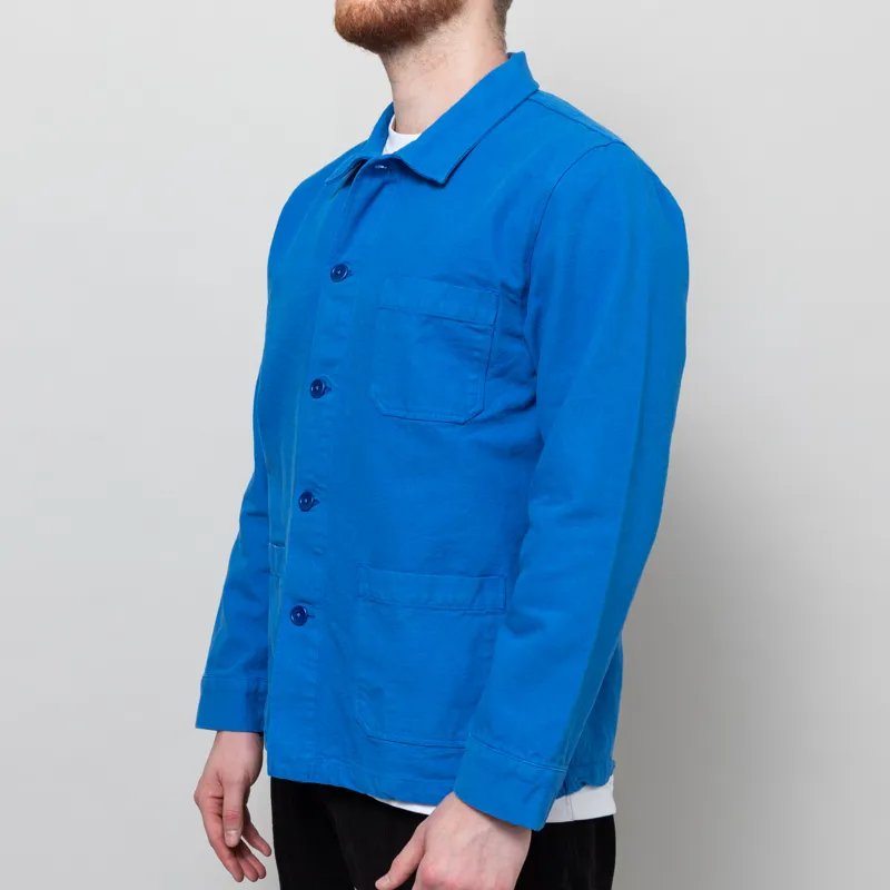 Colorful Standard Organic Workwear Jacket Pacific Blue-2