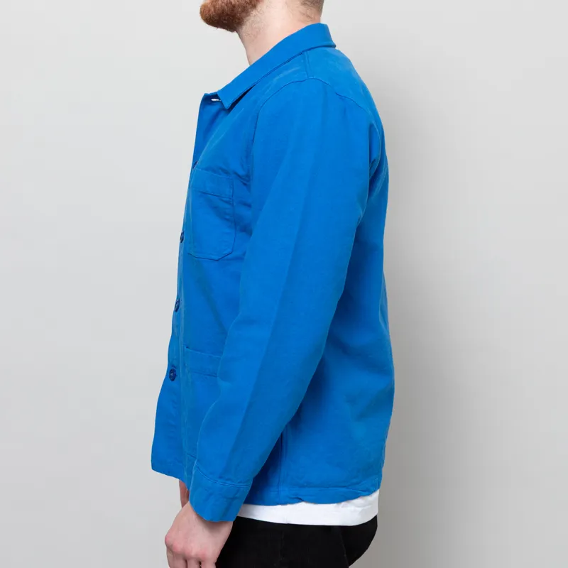 Colorful Standard Organic Workwear Jacket Pacific Blue-3