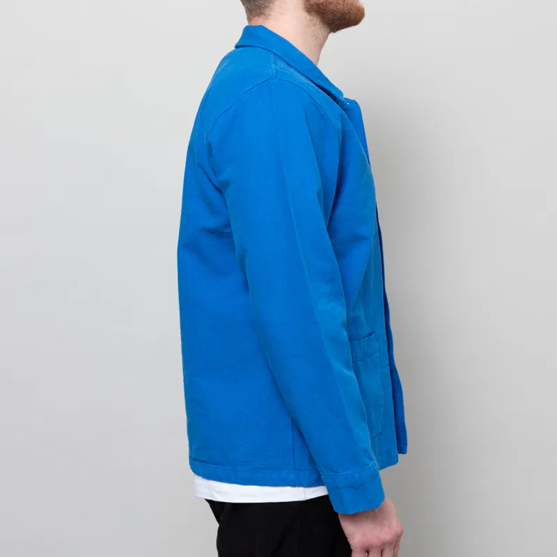 Colorful Standard Organic Workwear Jacket Pacific Blue-5
