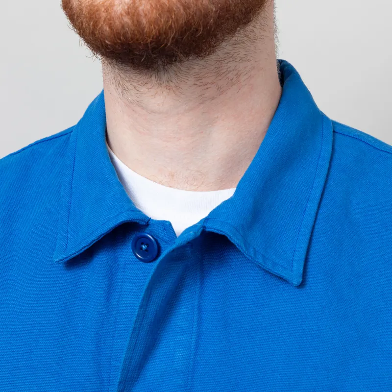 Colorful Standard Organic Workwear Jacket Pacific Blue-6
