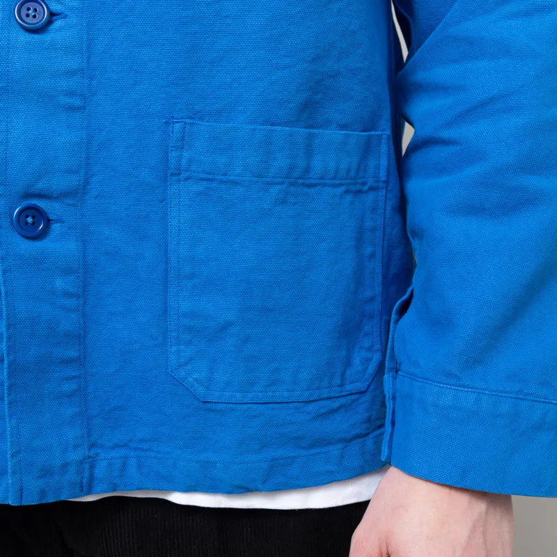 Colorful Standard Organic Workwear Jacket Pacific Blue-10