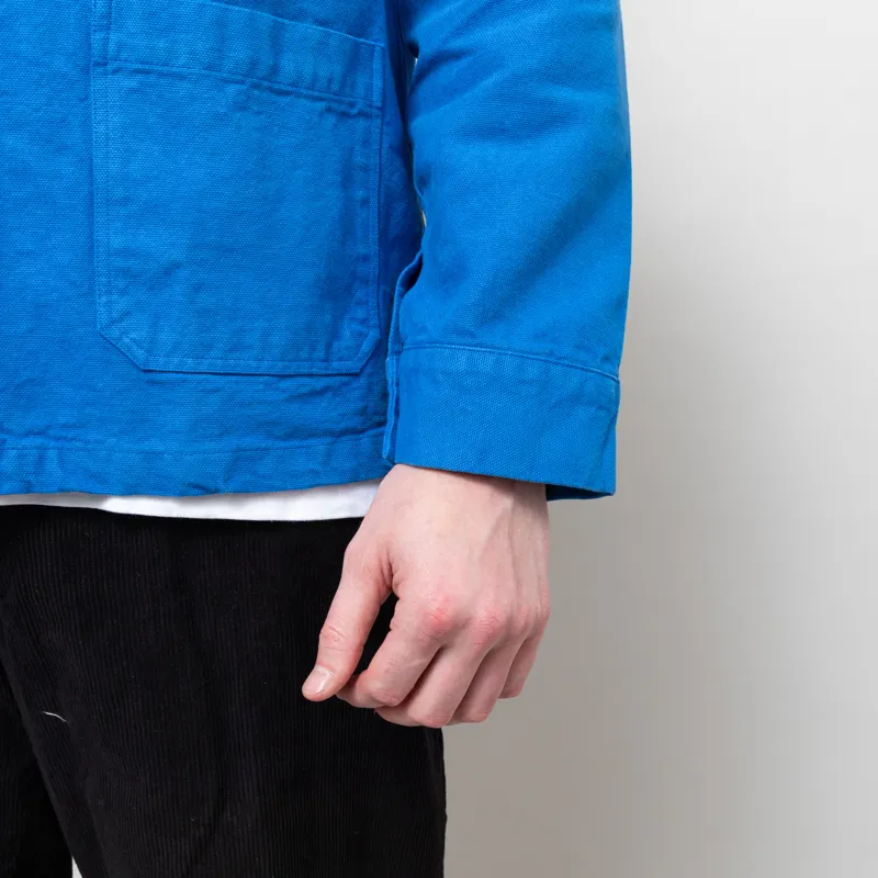 Colorful Standard Organic Workwear Jacket Pacific Blue-11