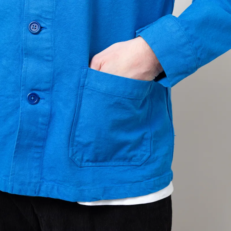 Colorful Standard Organic Workwear Jacket Pacific Blue-9