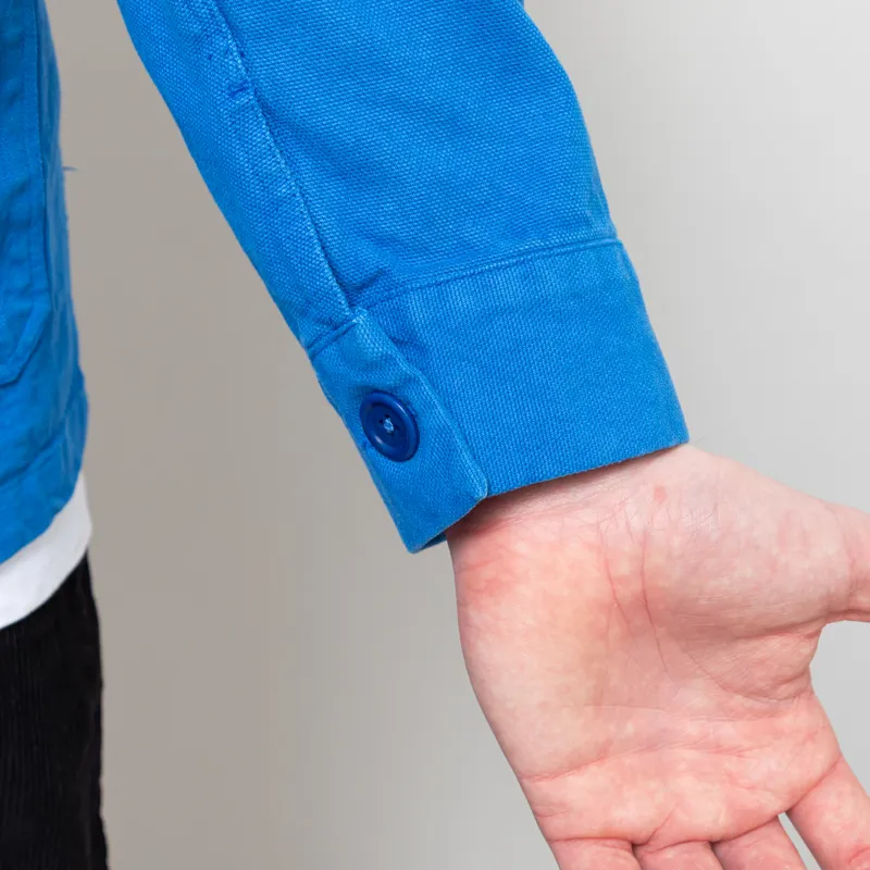 Colorful Standard Organic Workwear Jacket Pacific Blue-12