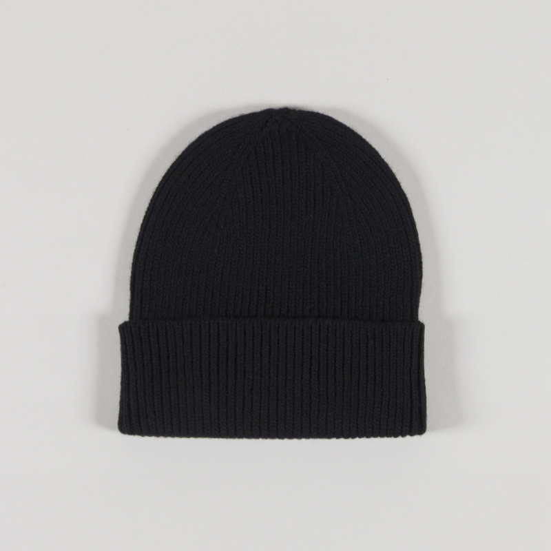 Colorful Standard Cashmere Beanie Deep Black-1