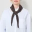 Colorful Standard Womens Merino Wool Triangle Scarf Coffee Brown