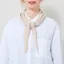 Colorful Standard Womens Merino Wool Triangle Scarf Ivory White