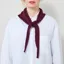 Colorful Standard Womens Merino Wool Triangle Scarf Oxblood Red