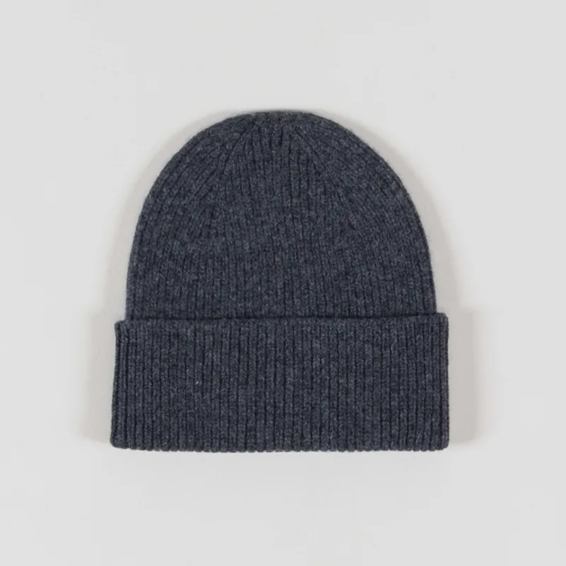 Colorful Standard Merino Wool Beanie Lava Grey-1