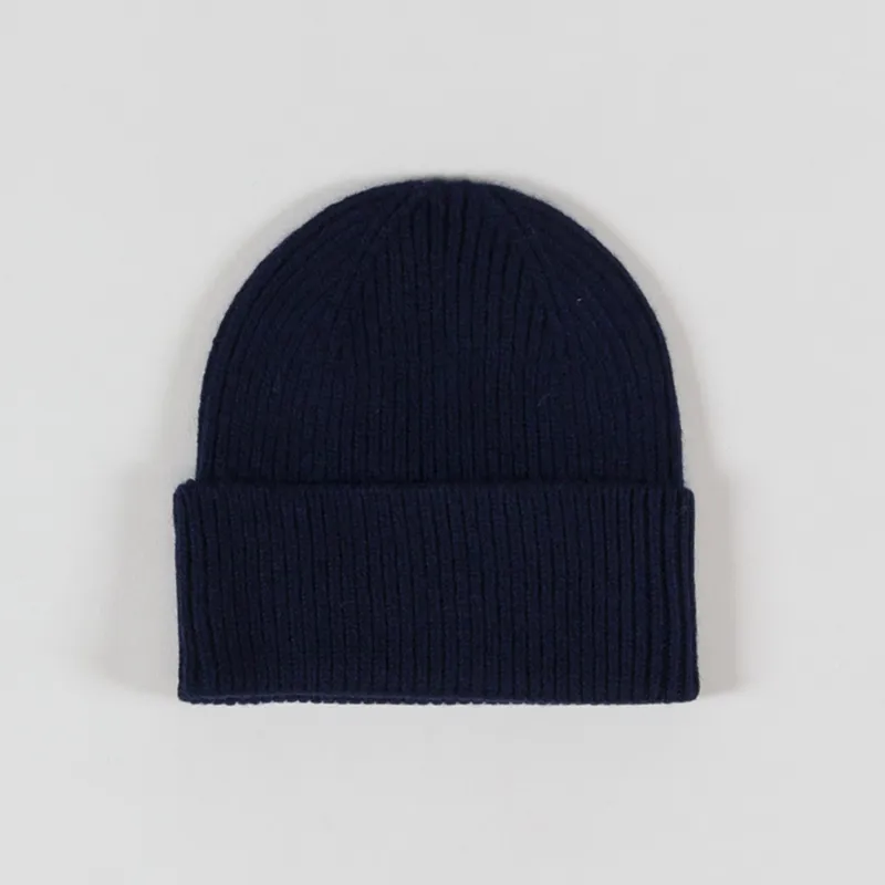 Colorful Standard Merino Wool Beanie Navy