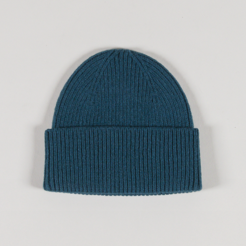 Colorful Standard Merino Wool Beanie Ocean Green-1