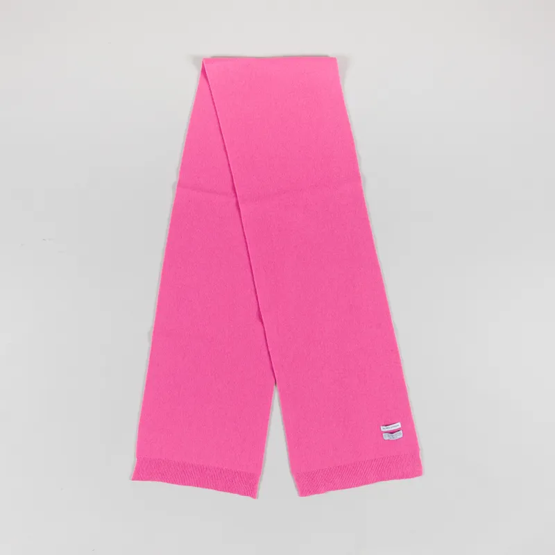 Colorful Standard Womens Merino Wool Scarf Bubblegum Pink