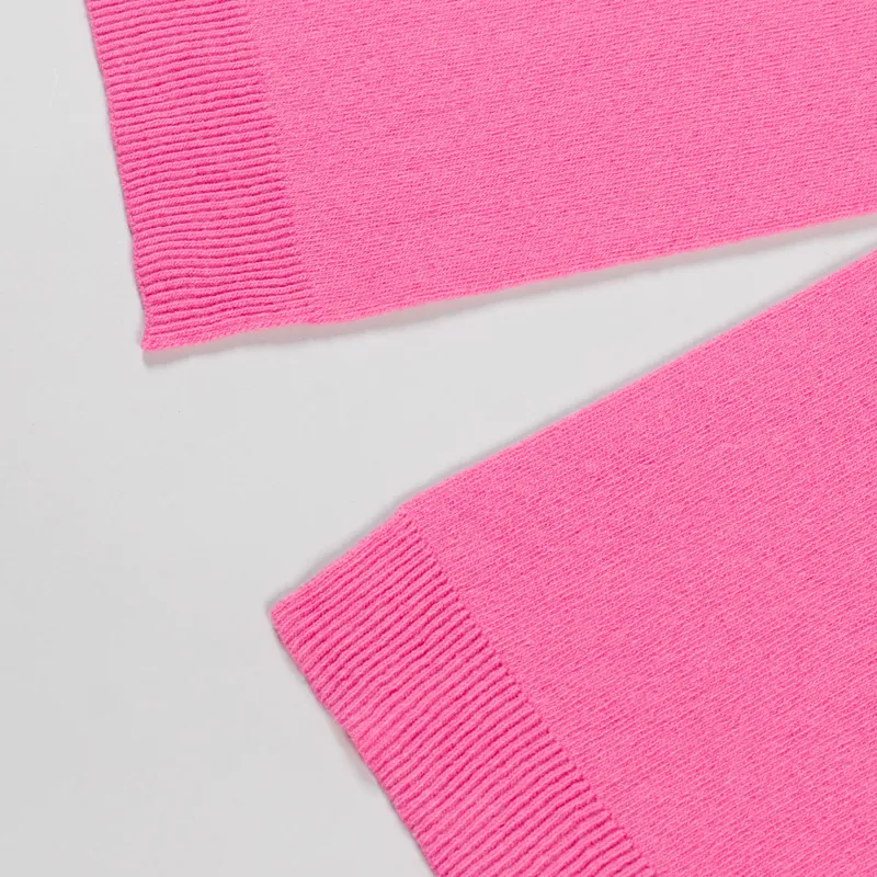 Colorful Standard Womens Merino Wool Scarf Bubblegum Pink-4