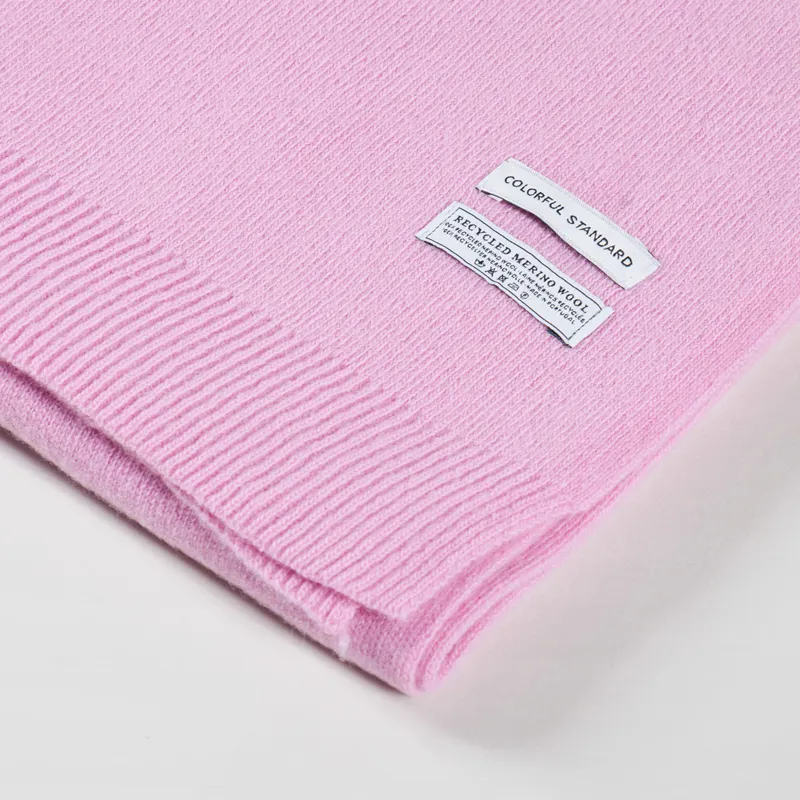 Colorful Standard Womens Merino Wool Scarf Cherry Blossom-3