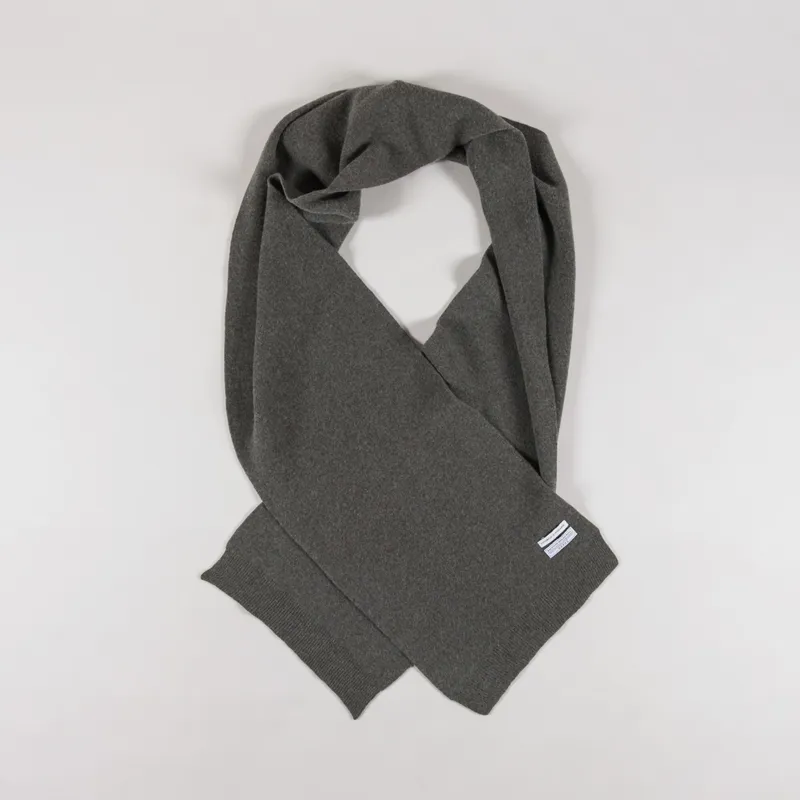 Colorful Standard Womens Merino Wool Scarf Dusty Olive-1