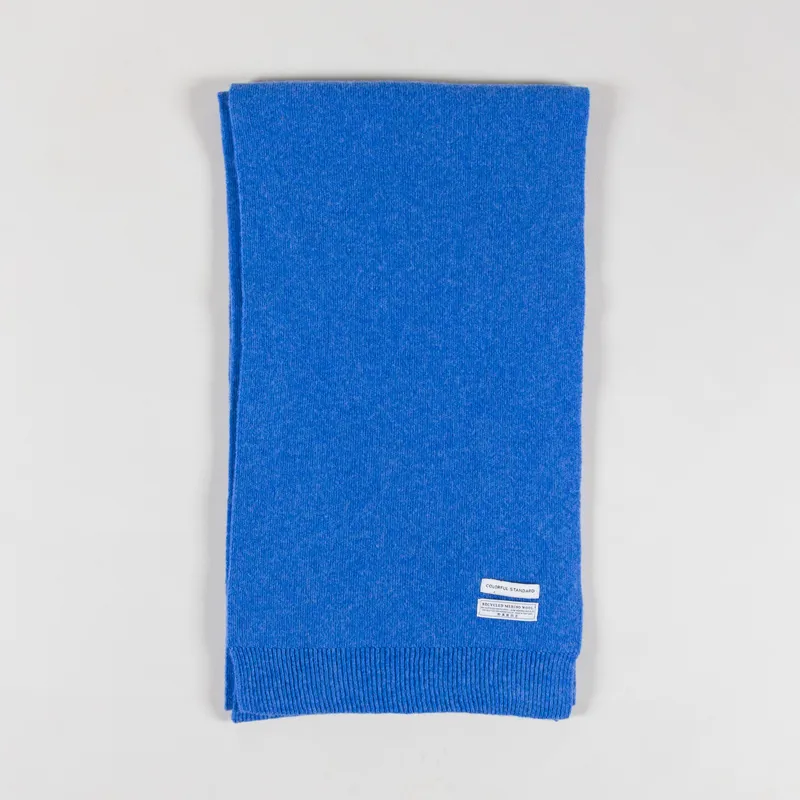 Colorful Standard Womens Merino Wool Scarf Pacific Blue-2