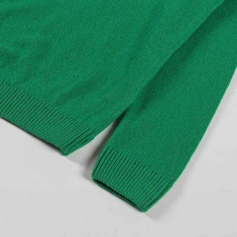 Colorful Standard Womens Classic Merino Wool Crew Kelly Green-5