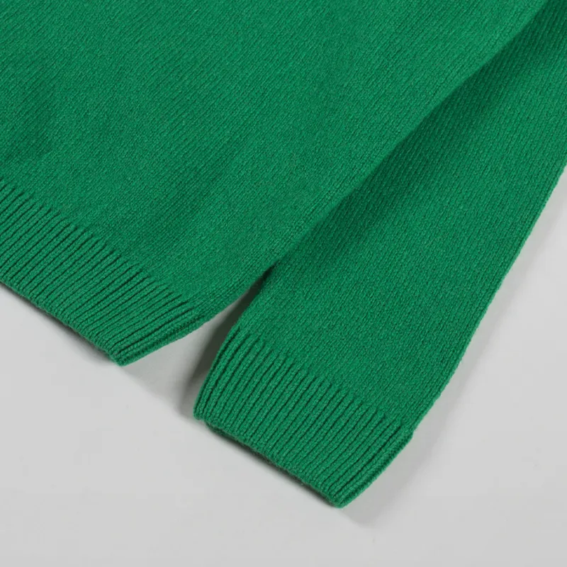 Colorful Standard Womens Classic Merino Wool Crew Kelly Green-6