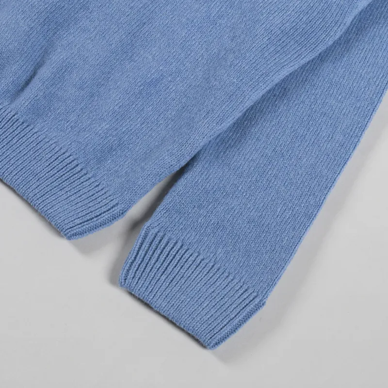 Colorful Standard Womens Classic Merino Wool Crew Seaside Blue-5